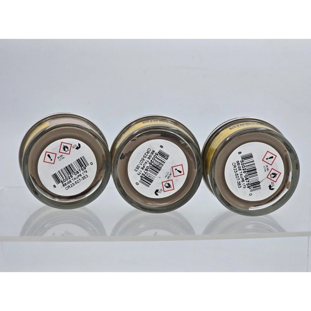 3 Pack - MELTONIAN Shoe Boot Cream Polish‎ Leather Shine Nourishing 50ml - Beige